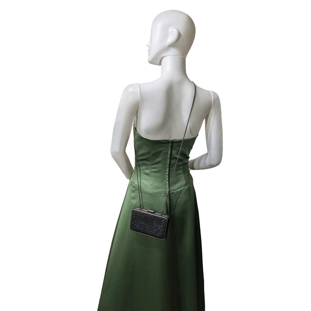 Alfred Angelo Strapless Formal Gown (Size: 6)Clover Green Style 6333-Prom, Event - Picture 8 of 8